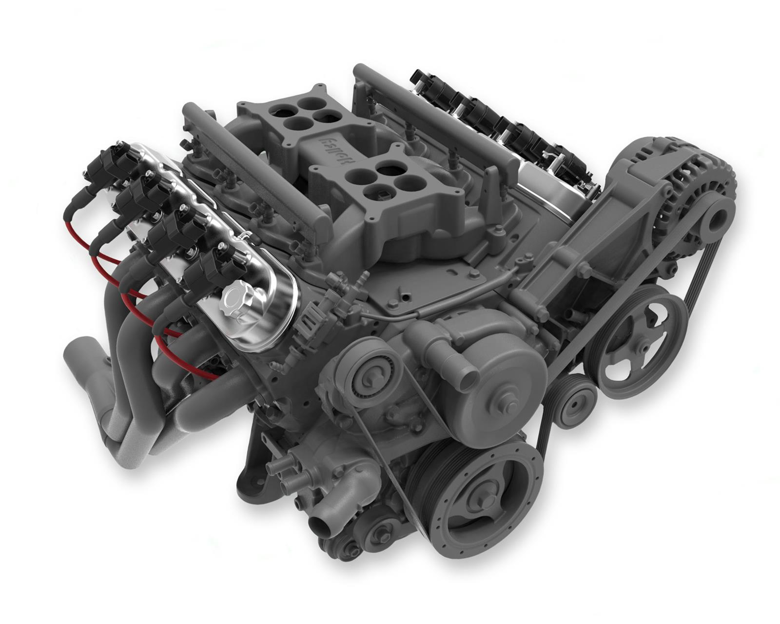 Holley Aluminum LS Valve Covers 241-111 Covers, LS, Centerbolt, Tall, Plain, Cast Aluminum, Polished Finish, Chevy, LS, 4.8-7.0L, Pair