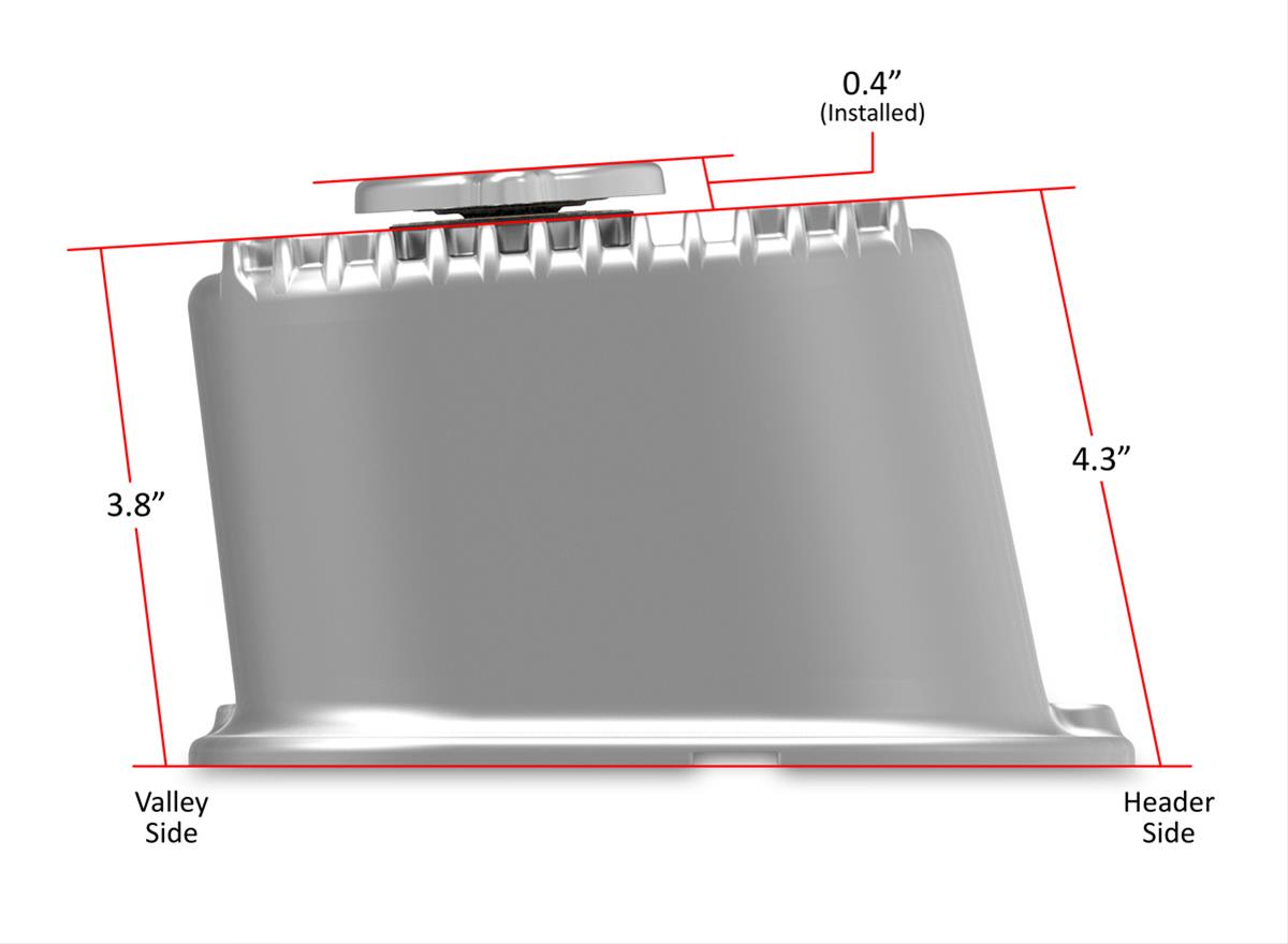 Holley 241-151 Holley M/T Valve Covers | Summit Racing