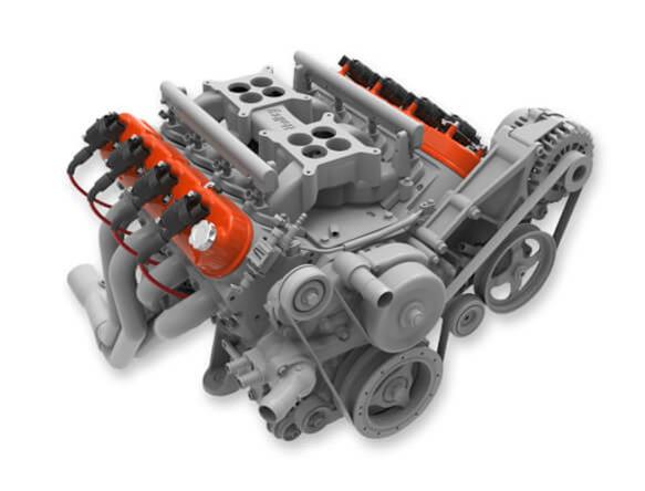 Holley Aluminum LS Valve Covers 241-164 Covers, LS, Centerbolt, Tall, Cast Aluminum, Orange Powdercoated, Gloss Finish, Chevy, 5.7L, 6.0L, 6.2L, 7.0L,Pair thumbnail 2
