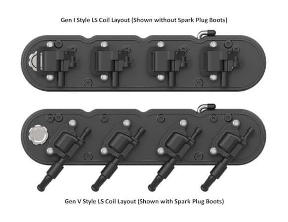 Holley Aluminum LS Valve Covers 241-172 Covers, LS, Centerbolt, Tall, Logo, Cast Aluminum, Black Powdercoated, Satin Finish, Chevy, 4.8-7.0L, Pair thumbnail 2