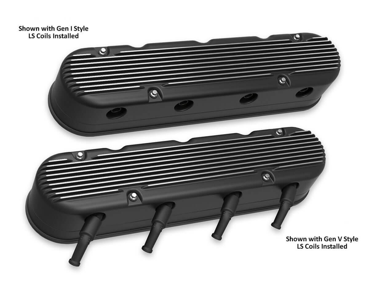 Holley 241182 Holley Aluminum LS Valve Covers Summit Racing