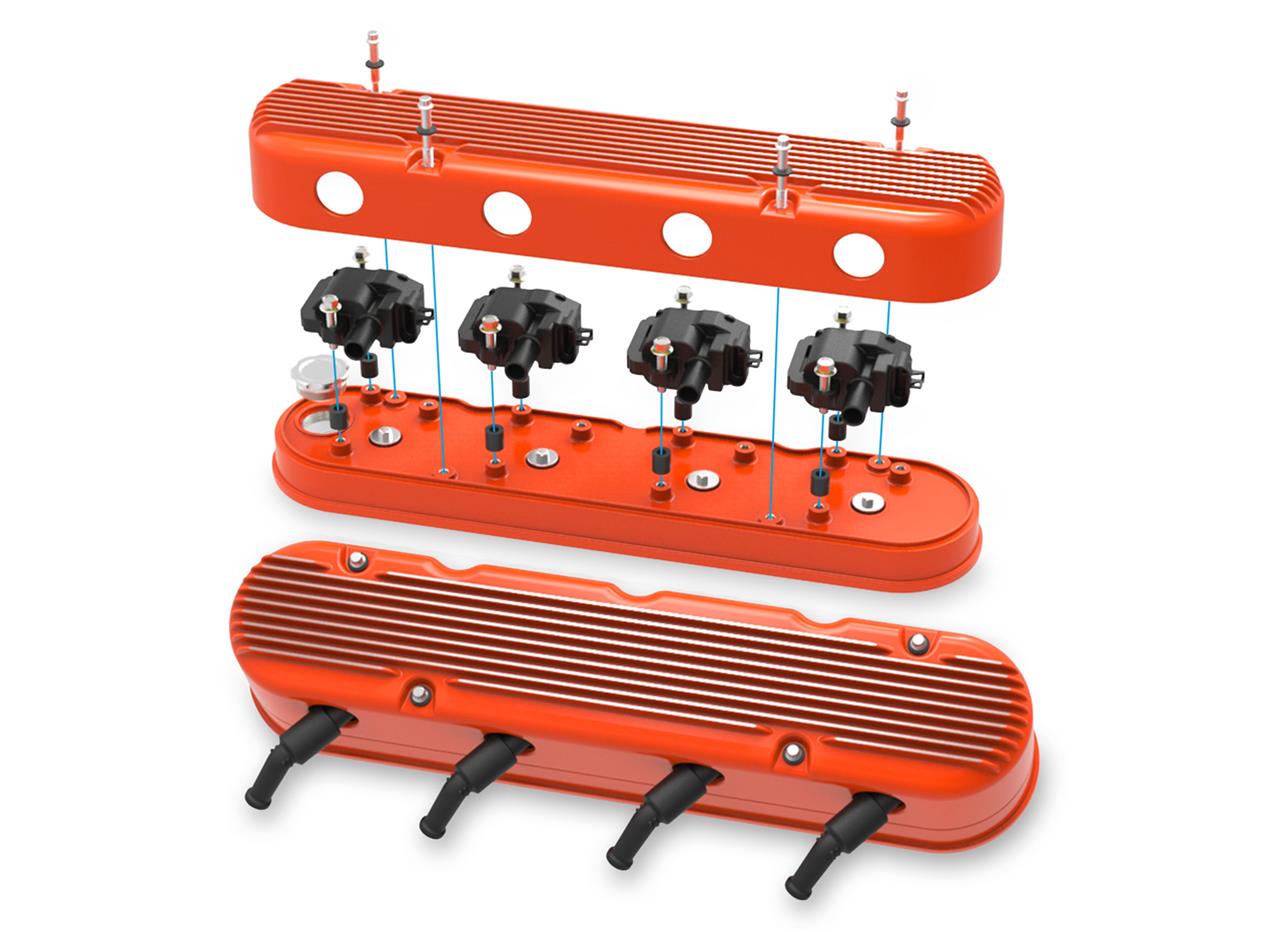 Holley 241-183 Holley Aluminum LS Valve Covers | Summit Racing