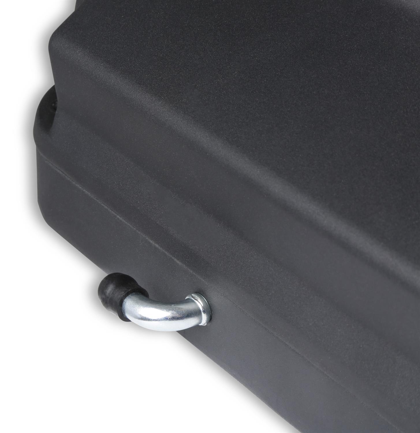 Holley 2-Piece Ford Style Valve Covers 241-187 Covers, LS Style, Cast Aluminum, Center Bolt, Plain, Cast Aluminum, Black Finish, Two-Piece, Chevy, LS, 4.8-7.0L, Pair thumbnail 9