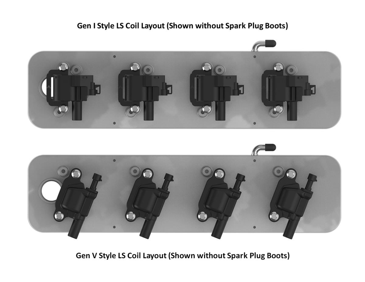 Holley LS Pontiac-Style Valve Covers 241-190 Covers, Pontiac, Cast Aluminum, Perimeter Bolt, Plain, Cast Aluminum, Natural Finish, Two-Piece, Chevy, LS, 4.8-7.0L, Pair thumbnail 5
