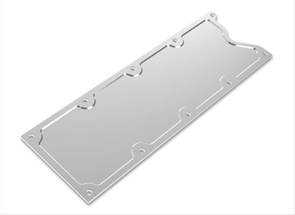 Holley LS Valley Covers 241-260 Lifter Plates, Valley, Billet Aluminum, Trussed, Natural Finish, 10-bolt Pattern, Chevy, LS, 4.8L, 5.3L, 5.7L, 6.0L, Each thumbnail 2