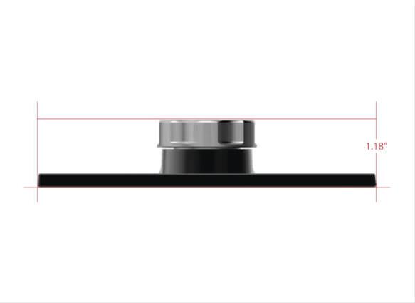 Holley LS Valley Covers 241-369 Lifter Plates, Valley, Billet Aluminum, Trussed with Oil Fill, Black Anodized, 10-Bolt Pattern, Chevy, LS, 5.7L, Each