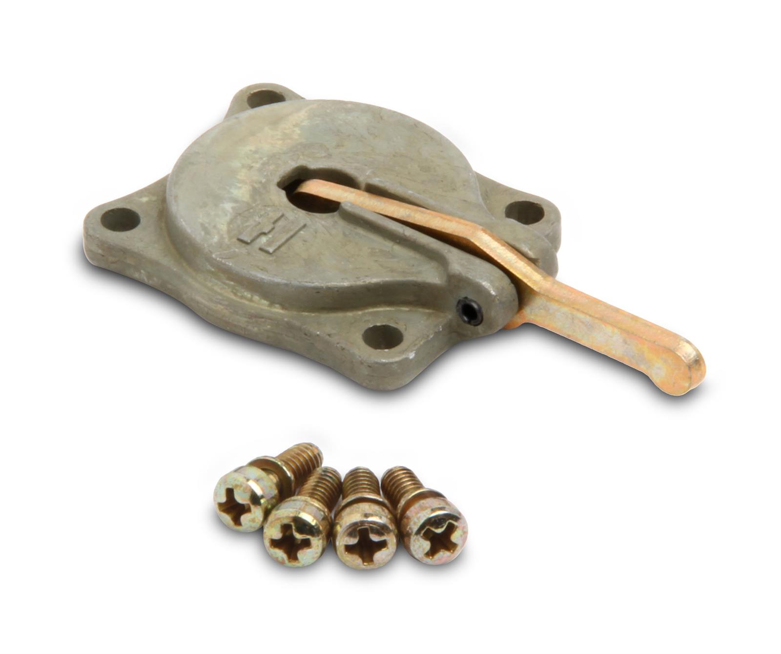 Holley Accelerator Pump Covers 26-139 Cover, Cast Steel, Zinc Plated, 30cc, Screws Included, for 4150, 4160, 4500, Kit