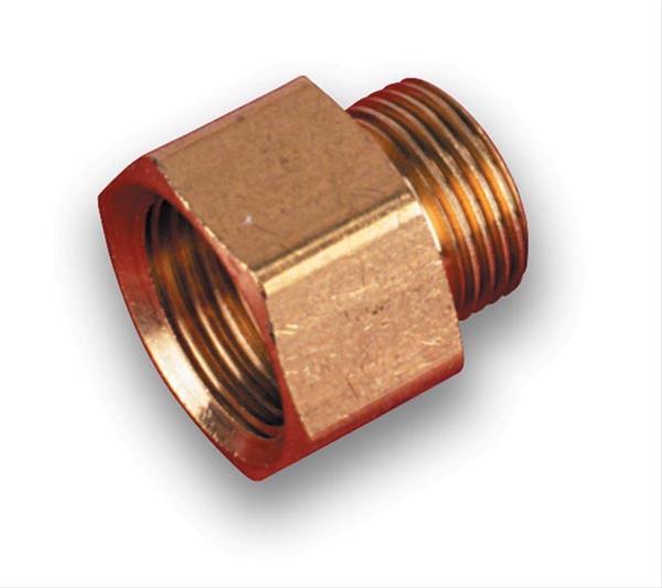 Holley Fuel Bowl Fittings 26-43 Fitting, Bowl, Male 9/16-24 in. to Female 5/8-18 in.., Holley/Demon, Brass, Each thumbnail 2