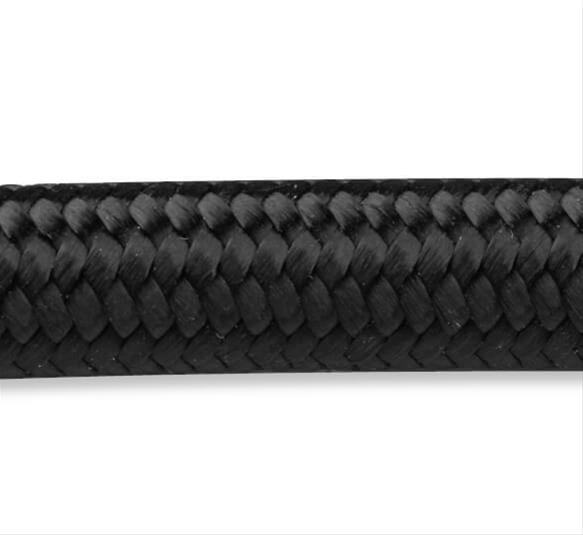 Holley LS Steam Vent Kits 26-553 Coolant Crossovers, Vent, Aluminum, Black Fitting, Nylon Braided Hose, Black, 4 AN Size, Kit
