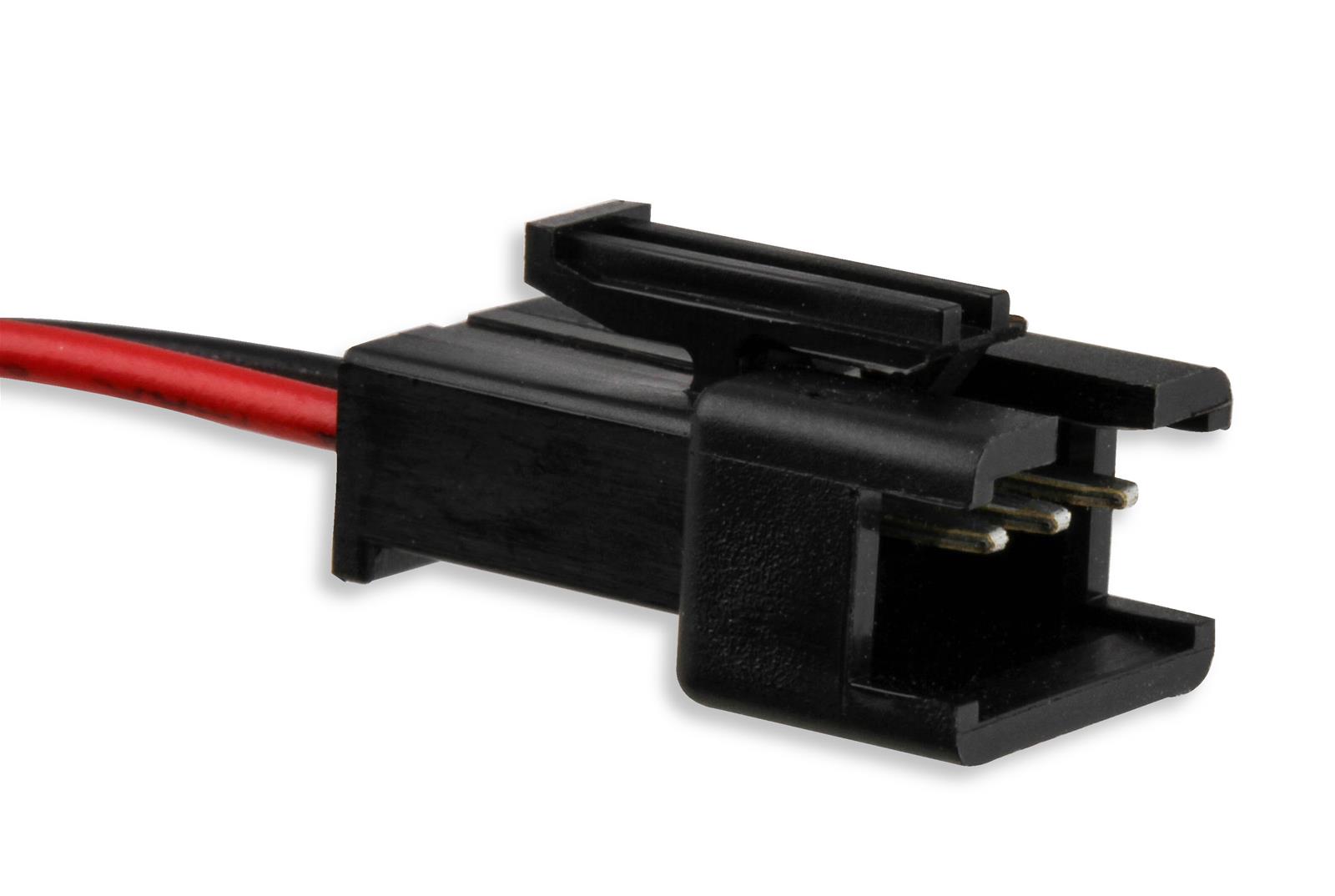 Holley Analog Standalone Tachometers 26-615 Gauge, Tachometer, Style, Analog, 0-8,000 RPM, 3 3/8 in., Black Face, Electrical, Each thumbnail 5