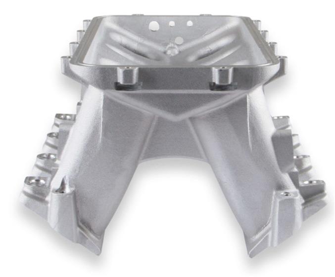 Holley EFI LS Hi-Ram Intake Manifolds 300-117 Manifolds, EFI, Hi-Ram, Rectangular Port Head, Multi-port, 105mm Bore, Aluminum, Satin Finish, Fuel Rails, Chevy, 6.0L, 6.2L, Each thumbnail 6