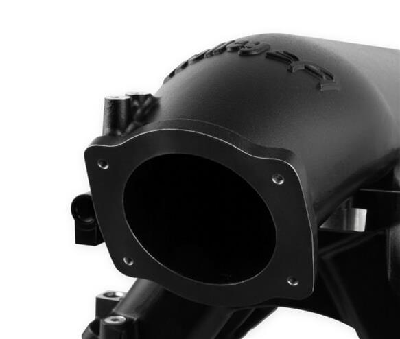 Holley EFI LS Hi-Ram Intake Manifolds 300-124BK Manifolds, EFI, Hi-Ram, Raised Rectangular Port Head, Multi-port, 92mm Bore, Standard Deck, Aluminum, Black Finish, Chevy, 7.0L, Each thumbnail 3
