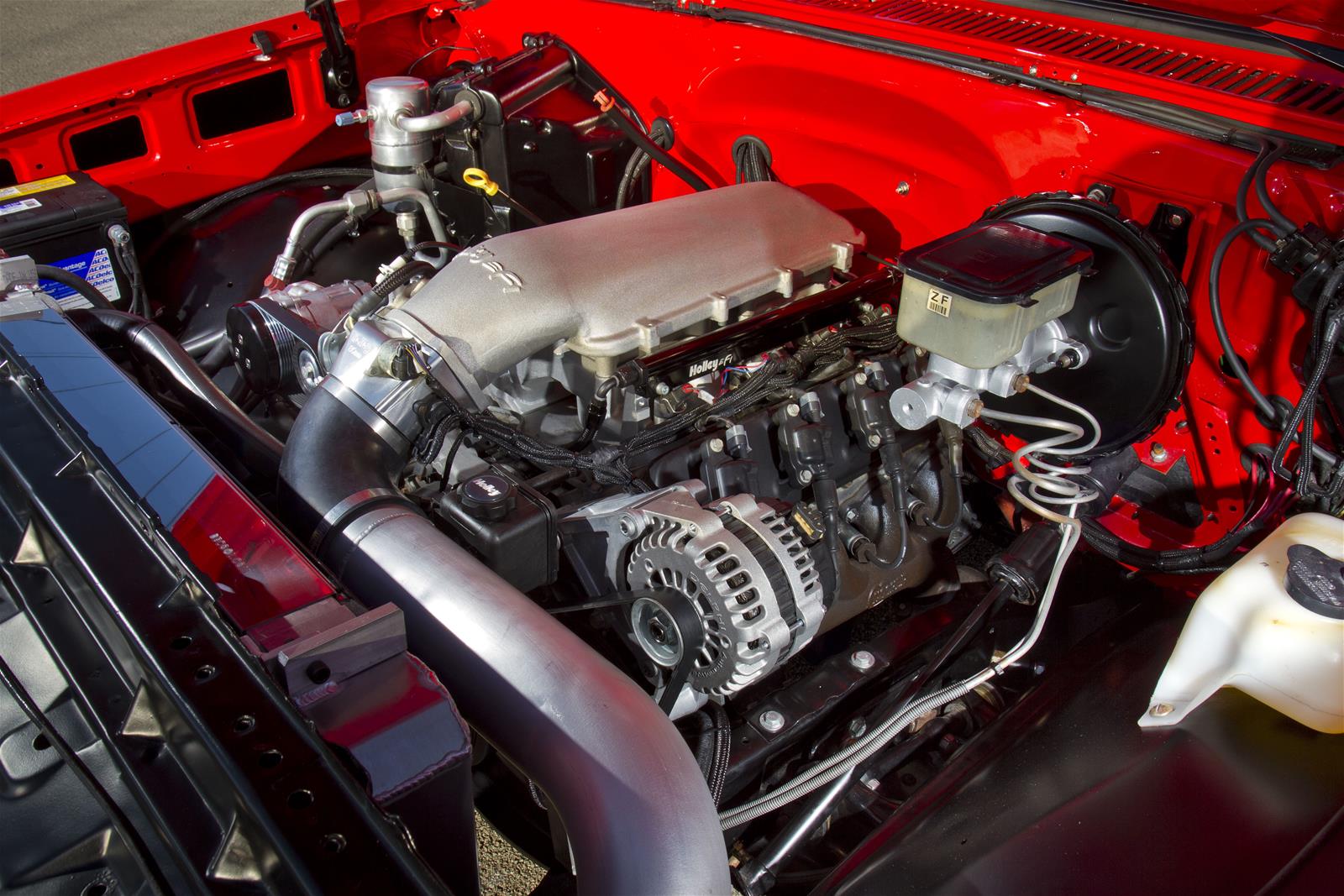Holley EFI LS Mid-Rise Intake Manifolds 300-127 Manifolds, EFI, Mid-Rise, Cathedral Port Head, Multi-port, 105mm Bore, Standard Deck, Aluminum, Satin Finish, Chevy, 4.8-6.0L, Each thumbnail 4