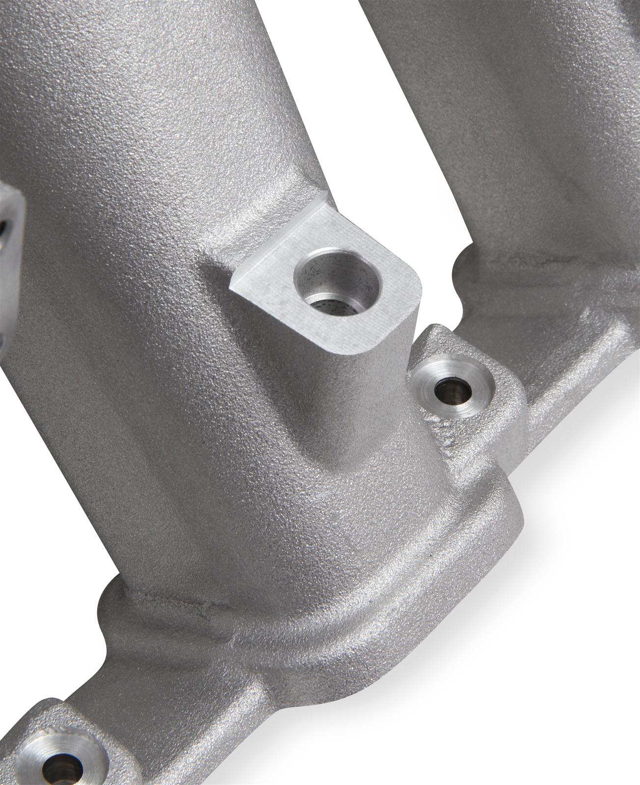 Holley EFI LT1 Gen V Hi-Ram Intake Manifolds 300-141 Manifolds, LT1, V, Hi-Ram, Direct Injection, 3,500-8,000 RPM Range, 92mm Bore, Standard Deck, Aluminum, Satin Finish, Chevy, 6.2L, Each thumbnail 4