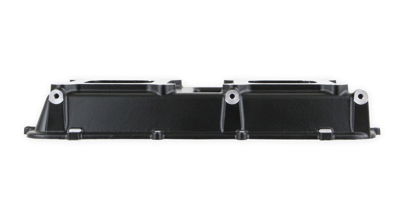 Holley LT Modular Hi-Ram Intake Manifold Tops 300-207BK Manifolds, Modular, Hi-Ram, Top Section Only, Standard Deck, Dual Carburetor, Tunnel Ram, Aluminum, Black Finish, Chevy, 6.2L, Each thumbnail 5