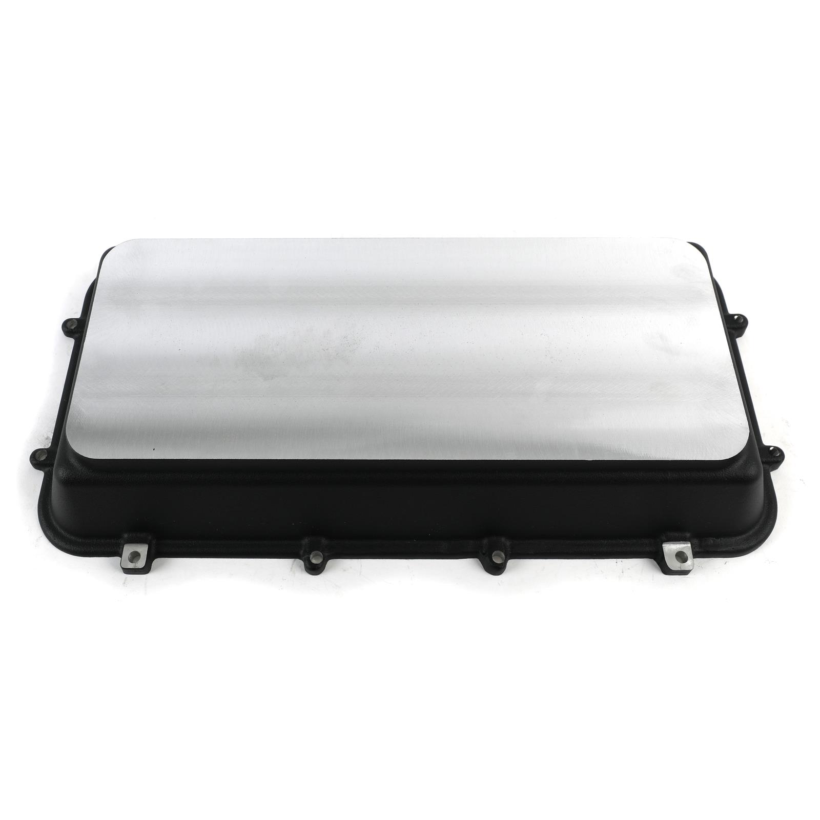 Holley Hi-Ram Intake Manifold Plenum Tops 300-208BK-2 Manifolds, EFI, Hi-Ram, Top Section, Standard Deck, Tunnel Ram, Black Finish, Non-Machined, Blank Flange, Each