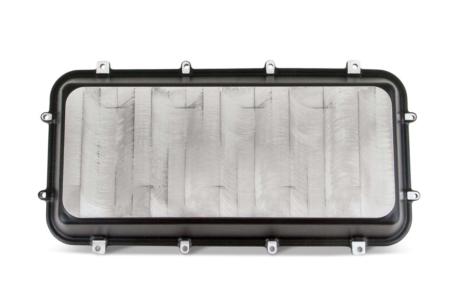 Holley LT Modular Hi-Ram Intake Manifold Tops 300-208BK Manifolds, Modular, Hi-Ram, Top Section Only, Standard Deck, Tunnel Ram Style, Aluminum, Black Finish, Chevy, 6.2L, Each thumbnail 3