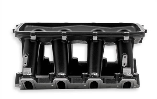 Holley EFI LS Hi-Ram Intake Manifold Bases 300-227BK Manifolds, EFI, LS, Hi-Ram, Base Only, Cathedral Port, Multi-port, Standard Deck, Aluminum, Black Finish, Chevy, 4.8L, 5.3L, 5.7L, 6.0L, Each thumbnail 6