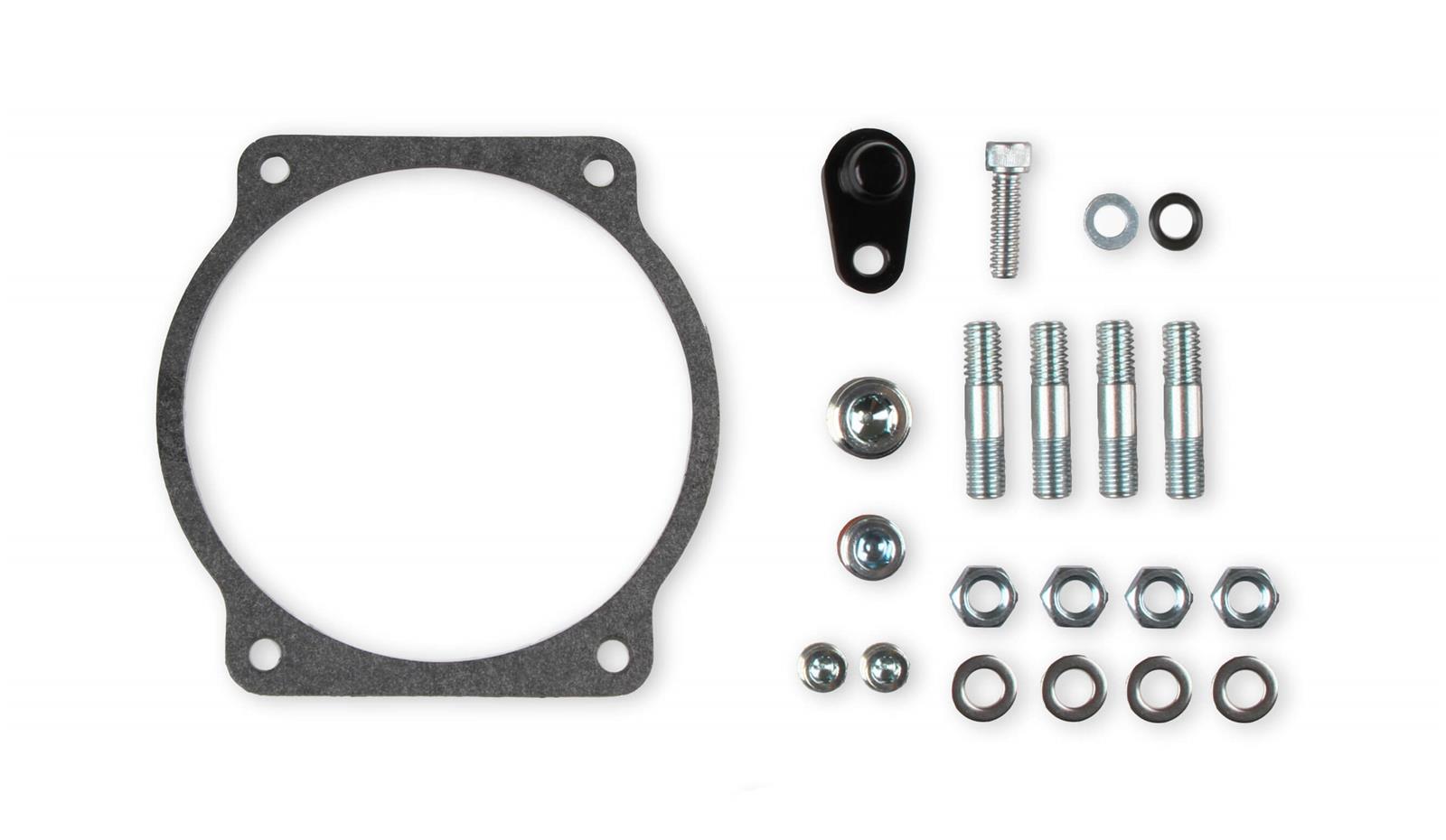 Holley Throttle Body Intake Elbows 300-240F Elbow, 105mm Bore Size, Aluminum, Natural, 5.12 in. Height, Ford, Each thumbnail 6