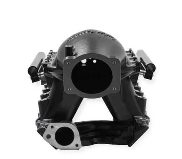 Holley 351W Ford Hi-Ram EFI Intake Manifolds 300-241BK Manifolds, Ford, EFI, Multi-port, 1,500-7,000 RPM Range, Standard Deck, Aluminum, Black Finish, Ford, 5.8L, Windsor, Kit thumbnail 7