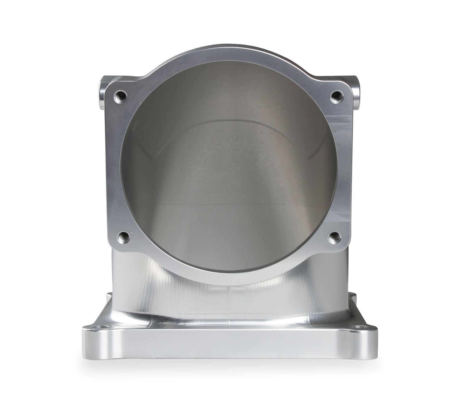 Holley Throttle Body Intake Elbows 300-253 Elbow, 105mm Bore Size, 4500 to LS1, Aluminum, Natural, 6.30 in. Height, Each