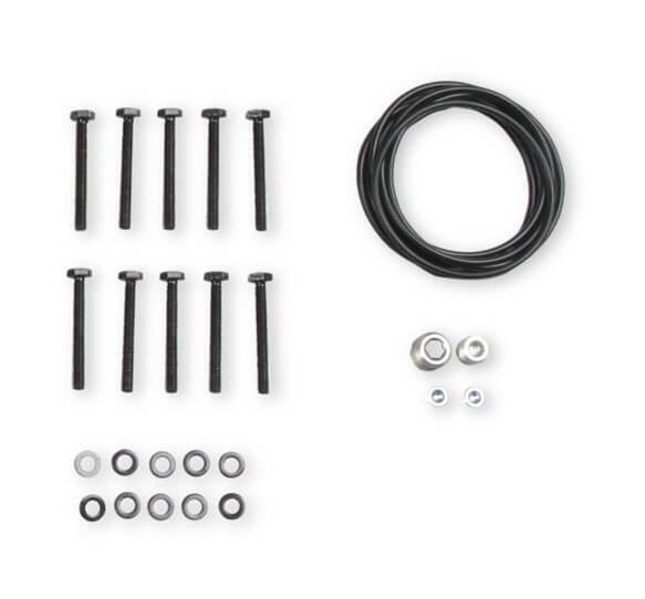 Holley LS Split Design Carbureted Intake Manifolds 300-256BK Manifolds, Design, Carbureted, Cathedral Port Head, Single Plane, 4-barrel, Square Bore, Aluminum, Black Finish, Chevy, 4.8-6.0L, Each thumbnail 4