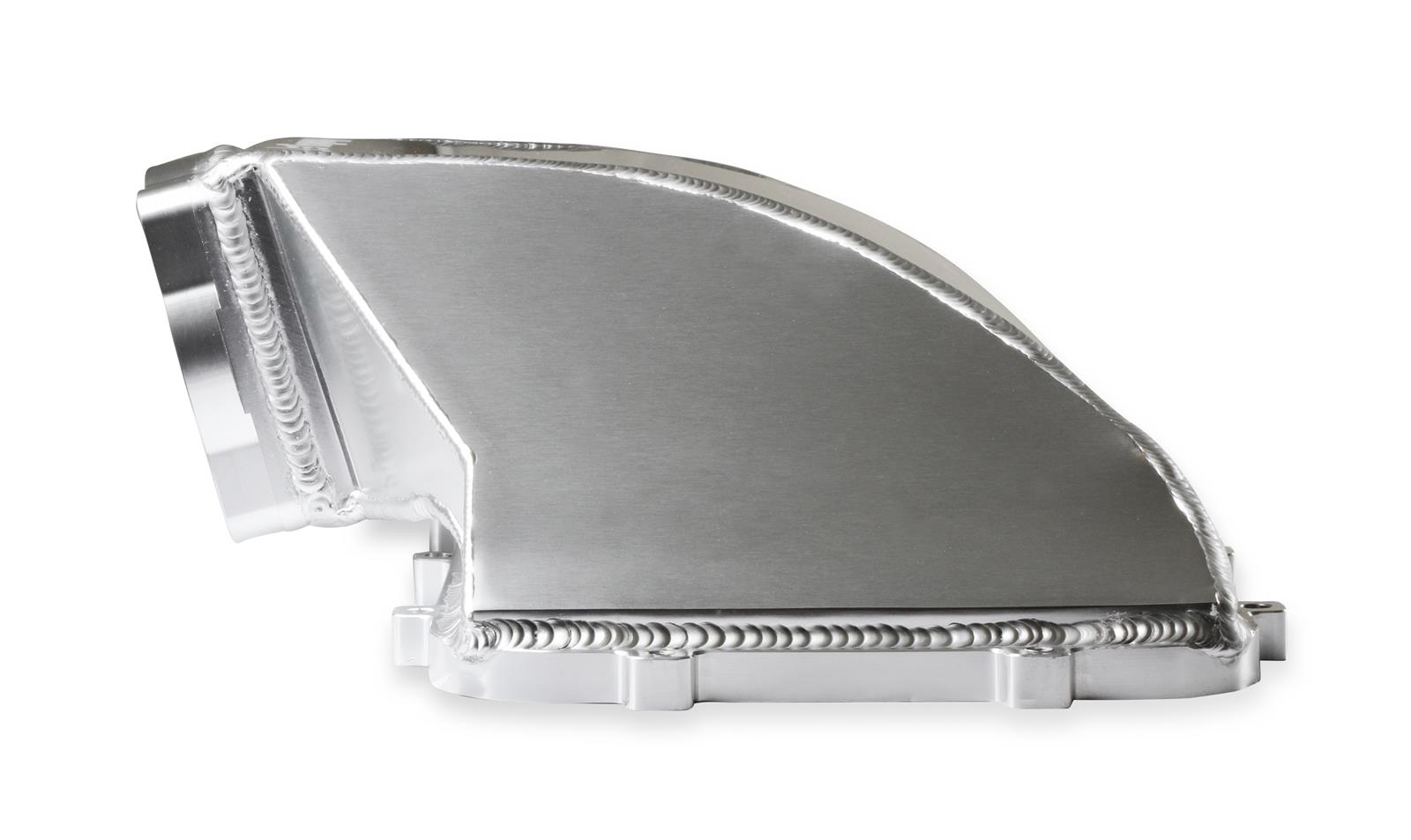 Holley EFI Ford Fabricated Hi-Ram Intake Manifold Tops 300-280 Manifolds, Fabricated, Hi-Ram, Throttle Body, Top Only, 95mm Bore, Aluminum, Natural Finish, Ford, 5.0L, Windsor, Kit thumbnail 3
