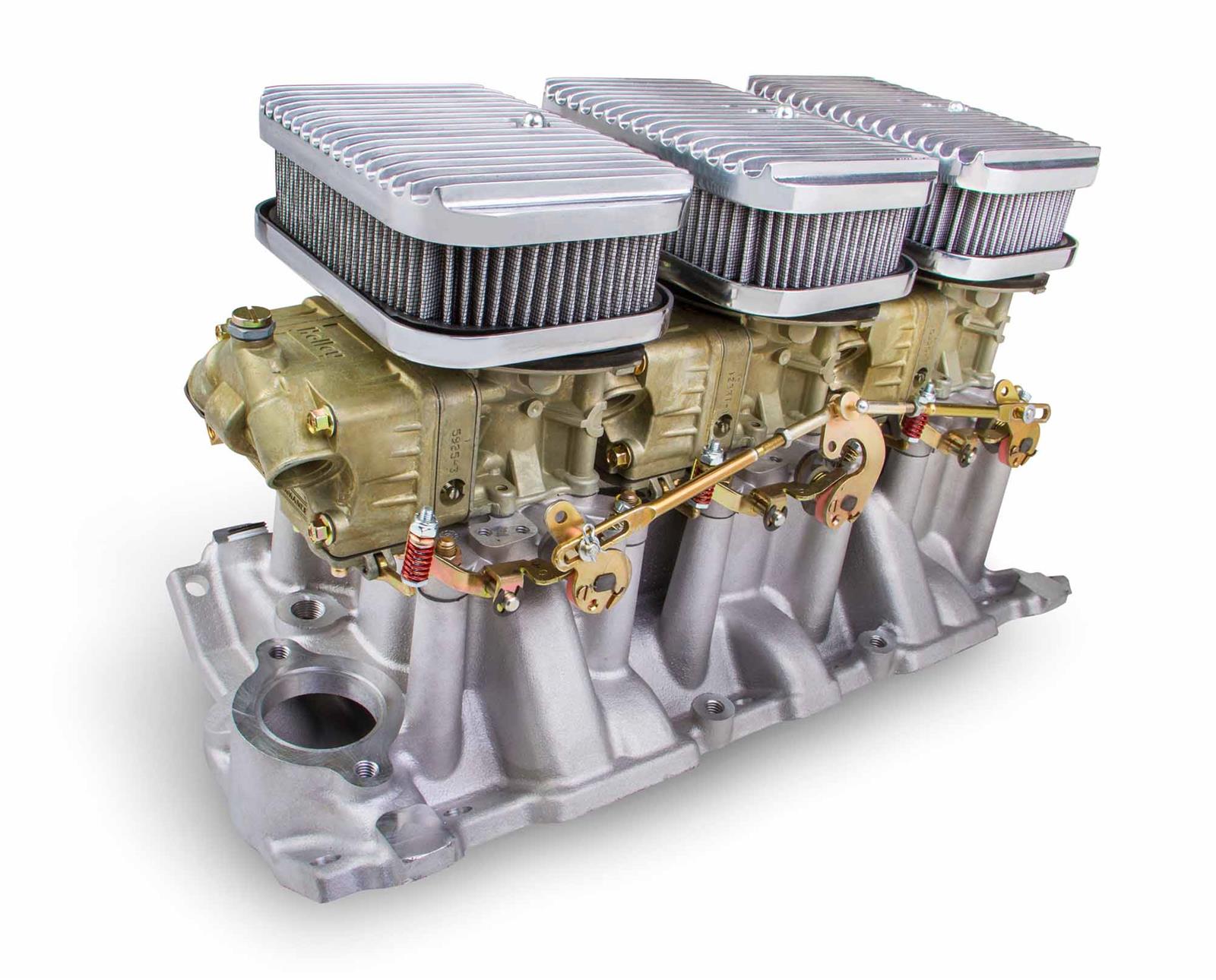 Holley 300521DA Holley TriPower 3x2 Intake and Carburetor Kits