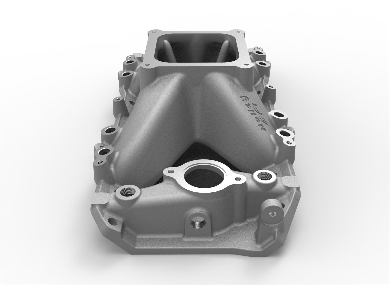 Holley EFI Intake Manifolds 300-562 Manifolds, Fuel Injected, EFI, Throttle Body Injection Style, Aluminum, 4500 Style Mounting Flange, Oval Port, Chevy, Big Block, Each thumbnail 3
