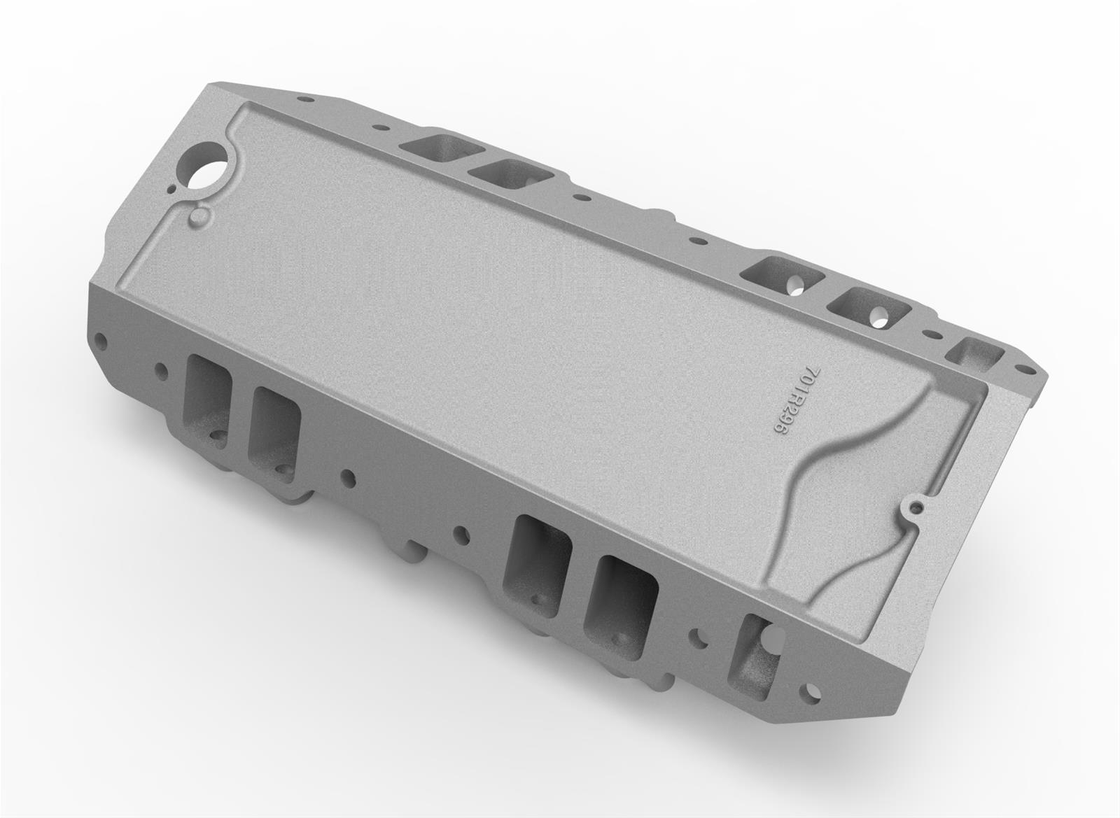 Holley EFI Intake Manifolds 300-563 Manifolds, Fuel Injected, EFI, Throttle Body Injection Style, Aluminum, Natural, Square Bore 4150 Style Mounting Flange, Chevy, Big Block, Each