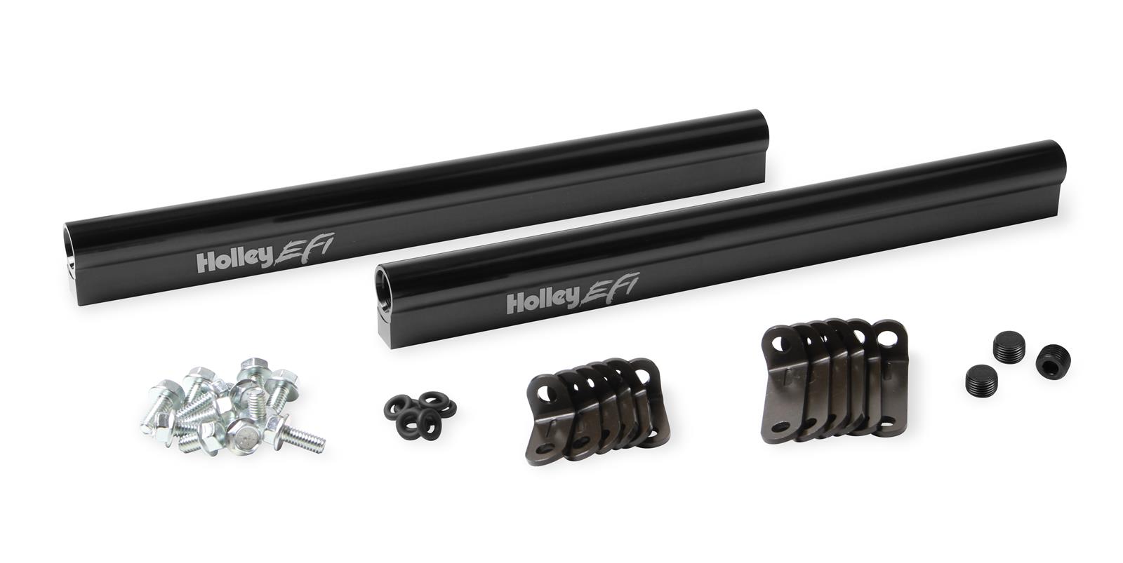 Holley EFI Intake Manifolds 300-563 Manifolds, Fuel Injected, EFI, Throttle Body Injection Style, Aluminum, Natural, Square Bore 4150 Style Mounting Flange, Chevy, Big Block, Each thumbnail 2