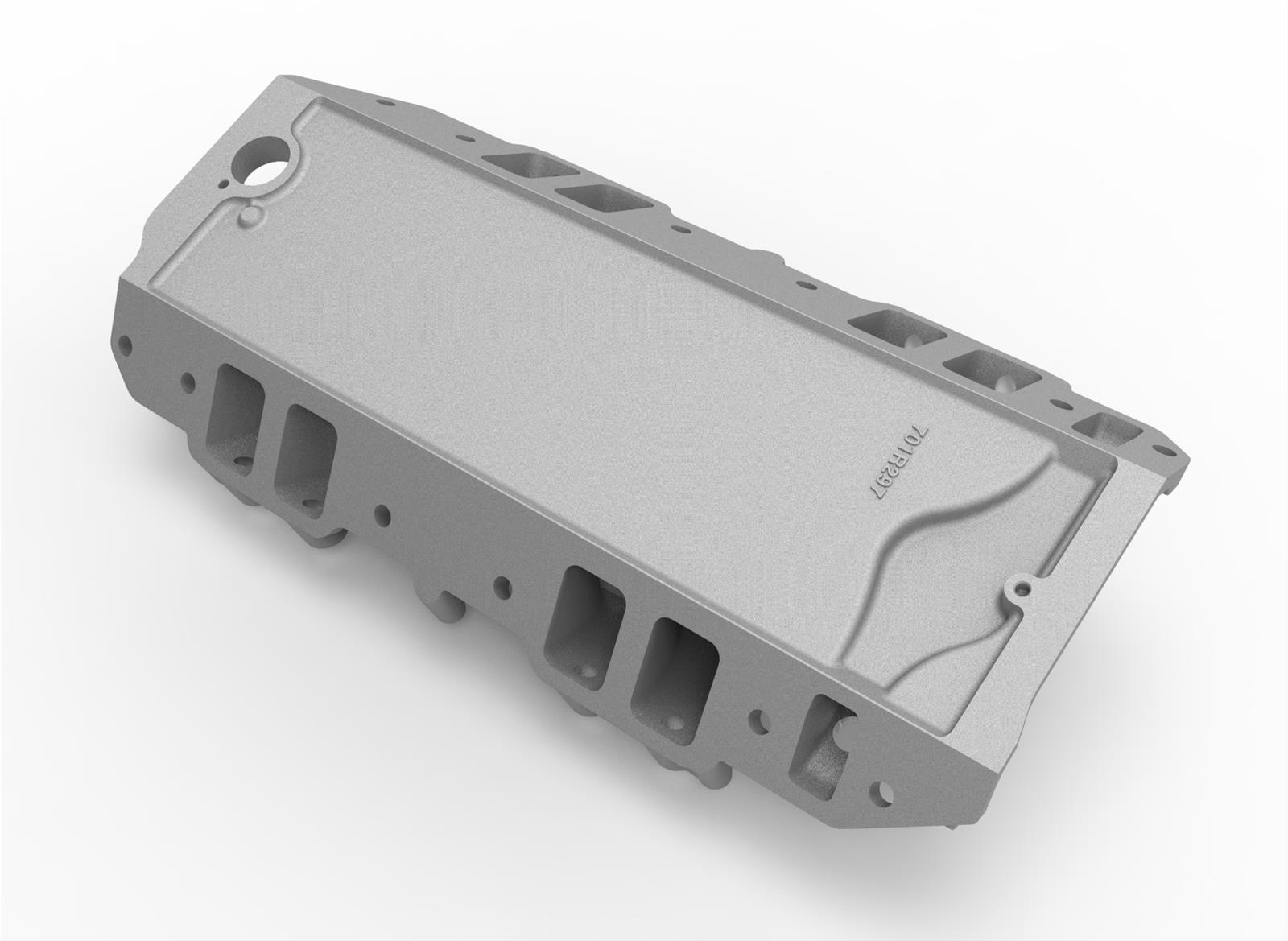 Holley EFI Intake Manifolds 300-564 Manifolds, Fuel Injected, EFI, Throttle Body Injection Style, Aluminum, 4500 Style Mounting Flange, Rectangular Port, Chevy, Big Block, Each thumbnail 2