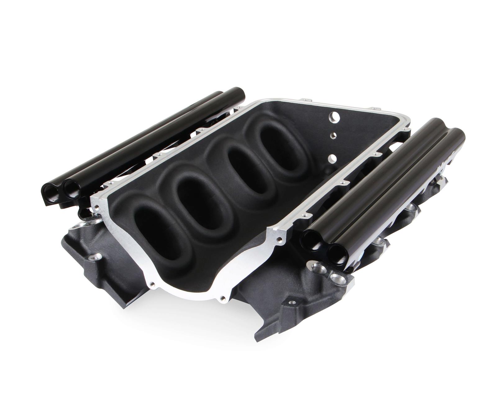 Holley 300603BK Holley Dual Fuel Injector LS Modular LoRam EFI Intake Manifolds Summit Racing