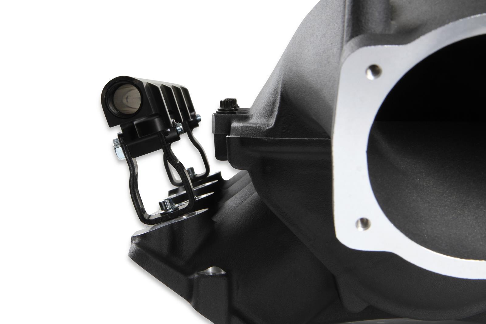 Holley LS Modular Lo-Ram EFI Intake Systems 300-620BK Manifolds, Modular, EFI, Cathedral Port Head, Multi-port, Standard Deck, 105mm Bore, Aluminum, Black Finish, Chevy, 4.8-6.0L, Each thumbnail 5