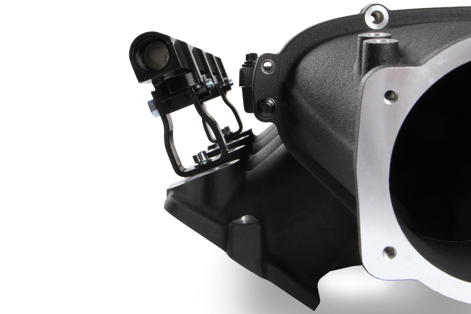 Holley LS Modular Lo-Ram EFI Intake Manifolds 300-621BK Manifolds, Modular, Ultra EFI, Cathedral Port Head, Multi-port, Standard Deck, 105mm Bore, Aluminum, Black, Chevy, 4.8-6.0L, Each thumbnail 5