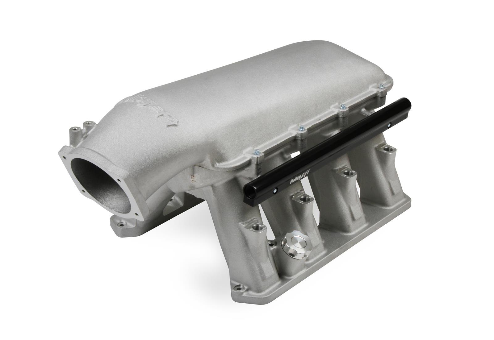Holley EFI Gen III Hemi Hi-Ram Intake Manifolds 300-651 Manifolds, III, EFI, Multi-port, 105mm, Standard Deck, Aluminum, Satin Finish, Chrysler, Dodge, Jeep, 5.7L, 6.1L, 6.4L, Each thumbnail 7