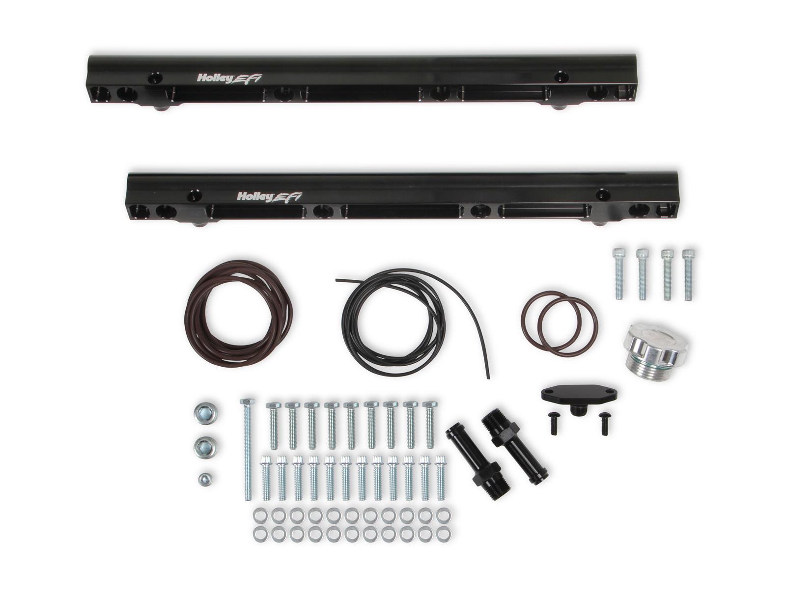 Holley EFI Gen III Hemi Hi-Ram Intake Manifolds 300-651 Manifolds, III, EFI, Multi-port, 105mm, Standard Deck, Aluminum, Satin Finish, Chrysler, Dodge, Jeep, 5.7L, 6.1L, 6.4L, Each thumbnail 4