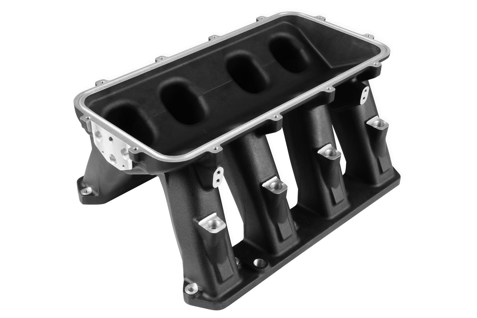 Holley EFI Gen III Hemi Hi-Ram Intake Manifolds 300-653BK Manifolds, III, EFI, Base Only, Standard Deck, Cast Aluminum, Black Finish, Chrysler, Dodge, Jeep, 5.7L, 6.1L, 6.4L, Each thumbnail 9