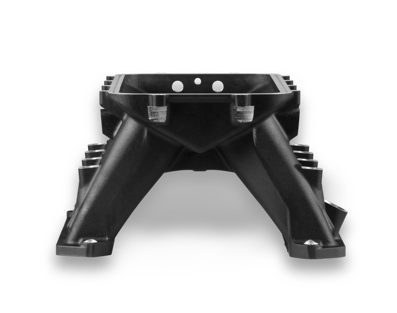 Holley EFI Gen III Hemi Hi-Ram Intake Manifolds 300-653BK Manifolds, III, EFI, Base Only, Standard Deck, Cast Aluminum, Black Finish, Chrysler, Dodge, Jeep, 5.7L, 6.1L, 6.4L, Each thumbnail 4