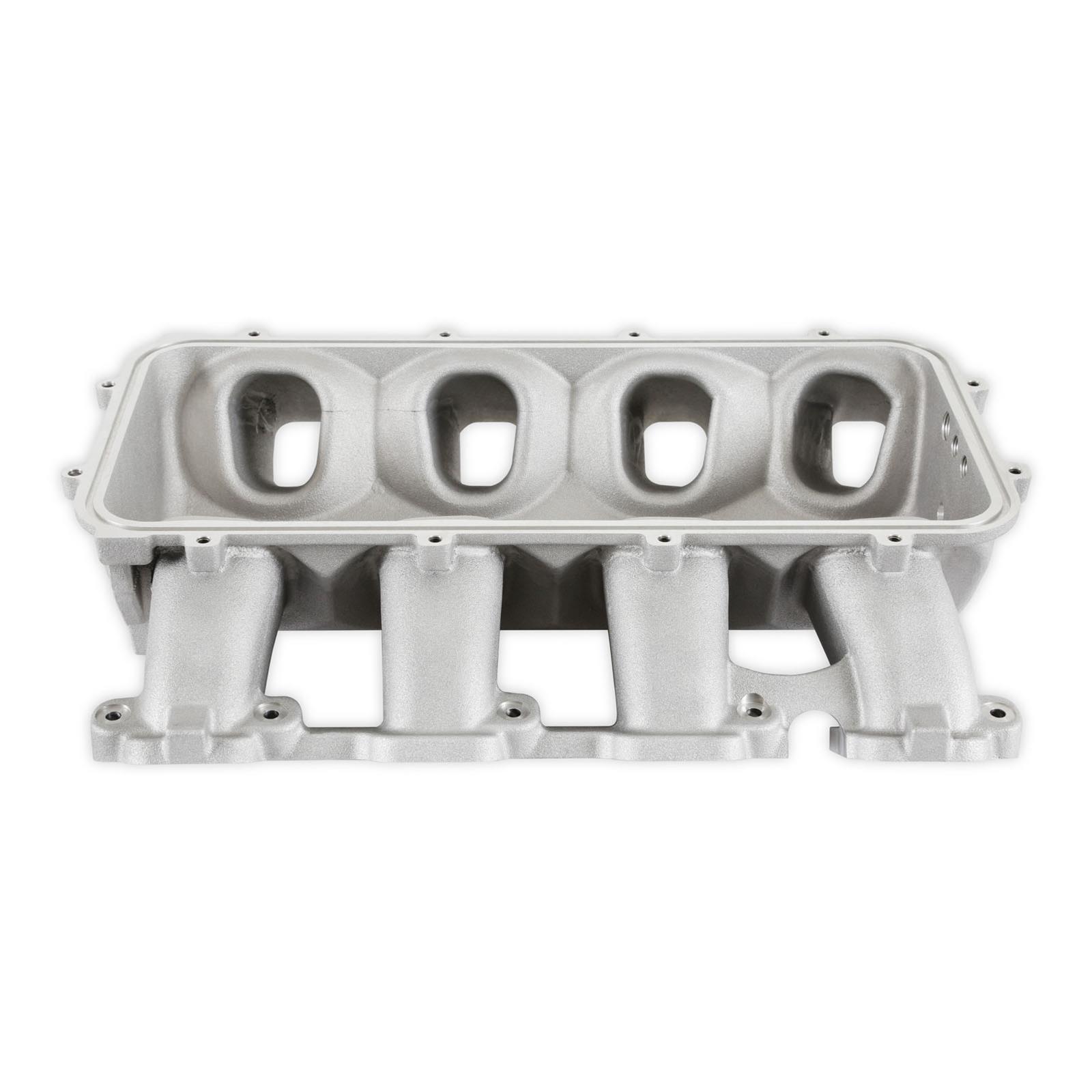 Holley EFI LT1 Gen V Lo-Ram Intake Manifolds 300-710 Manifolds, EFI, LT1, V, Lo-Ram, Base Only, Direct Injection, Standard Deck, Aluminum, Satin Finish, Chevy, V, 5.3L, 6.2L, Each thumbnail 3
