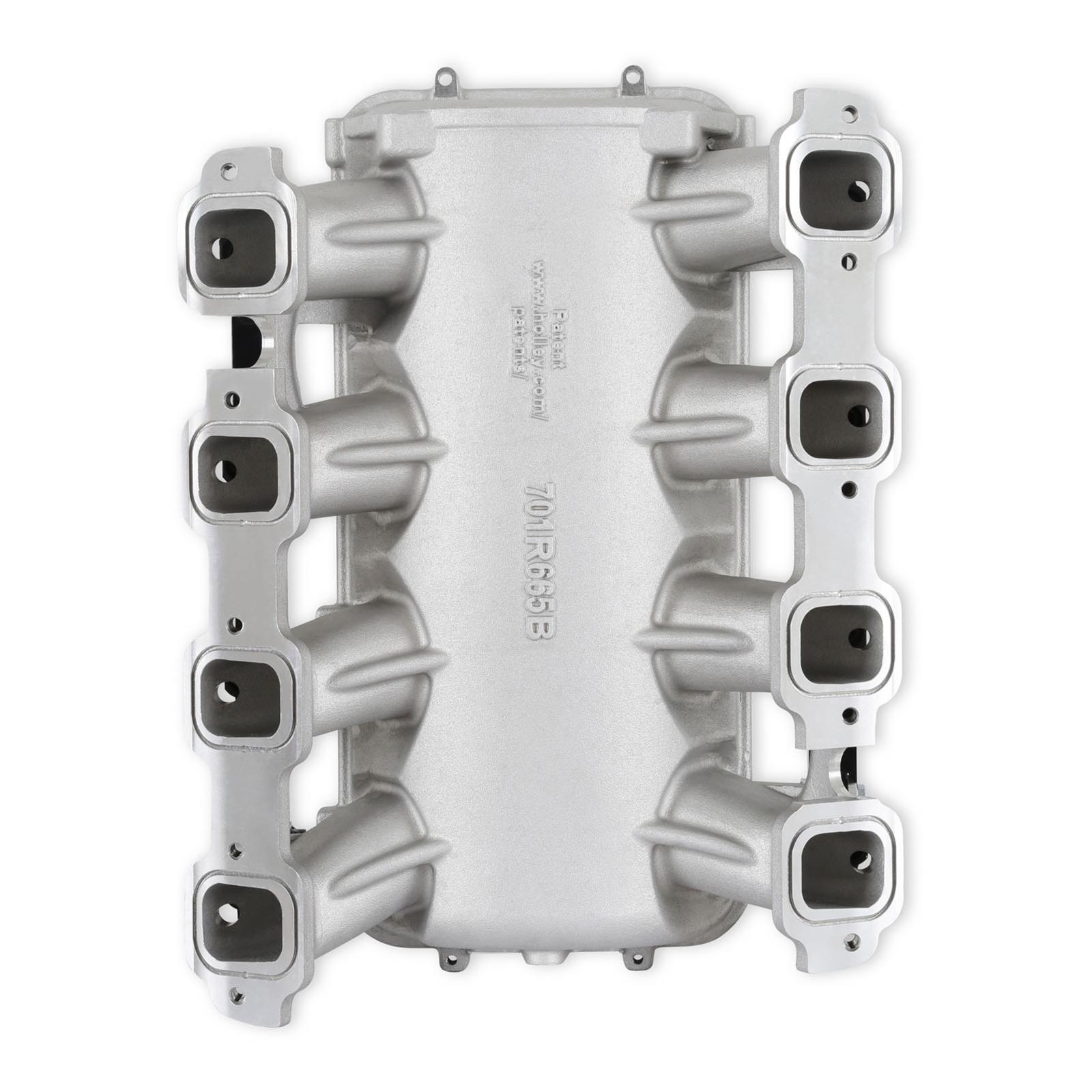 Holley EFI LT1 Gen V Lo-Ram Intake Manifolds 300-711 Manifolds, EFI, LT1, V, Lo-Ram, Base Only, Multi-Port Injection, Standard Deck, Aluminum, Satin, Chevy, V, 5.3L, 6.2L, Each thumbnail 2