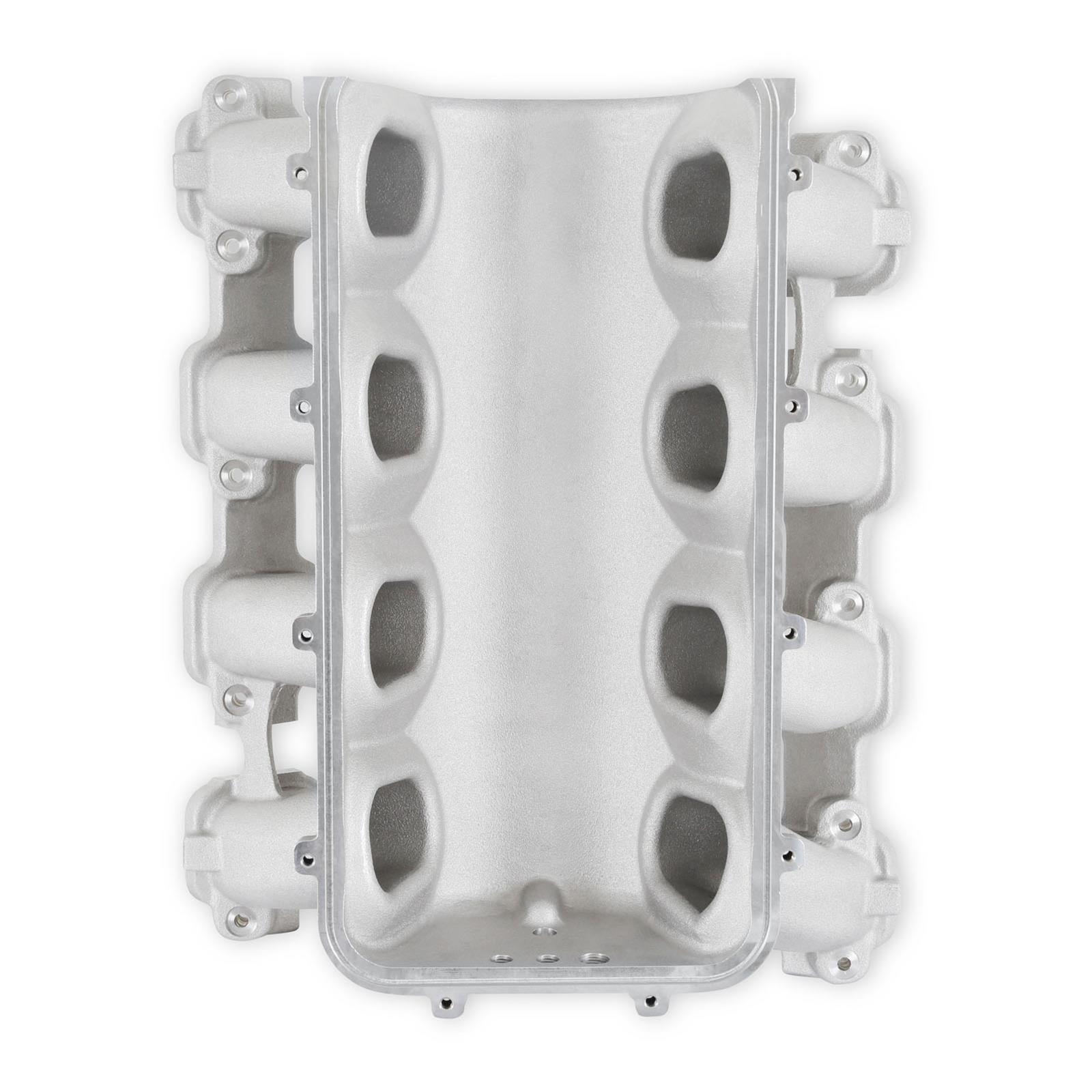 Holley EFI LT1 Gen V Ultra Lo-Ram Intake Manifolds 300-712BK Manifolds, EFI, LT1, V, Lo-Ram, Base Only, Multi-Port Injection, Standard Deck, Aluminum, Black, Chevy, 5.3L, 6.2L, Each