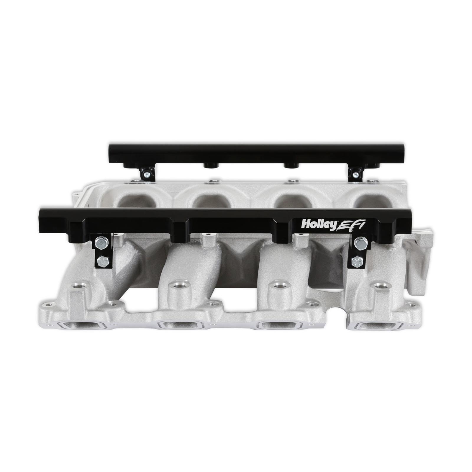 Holley EFI LT1 Gen V Ultra Lo-Ram Intake Manifolds 300-713 Manifolds, EFI, LT1, V, Lo-Ram, Base Only, Multi-Port Injection, Standard Deck, Aluminum, Satin, Chevy, 5.3L, 6.2L, Each thumbnail 4