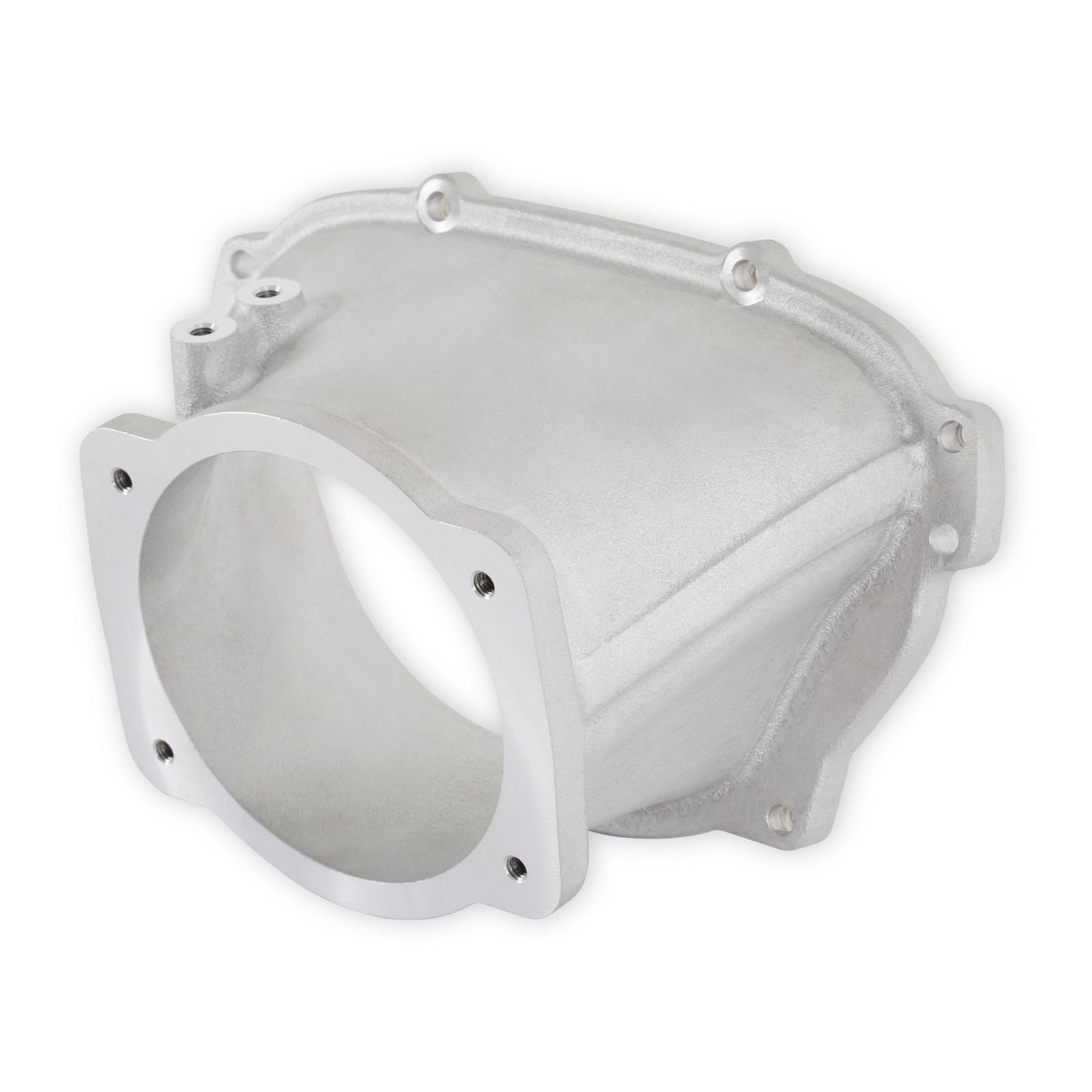Holley EFI Throttle Body Adapters 300-714 Adapter, Replacement, 105mm Adapter, Front-Feed, EFI, LT1, Gen V, Ultra Lo-Ram Intake, Satin Finish, Each thumbnail 4