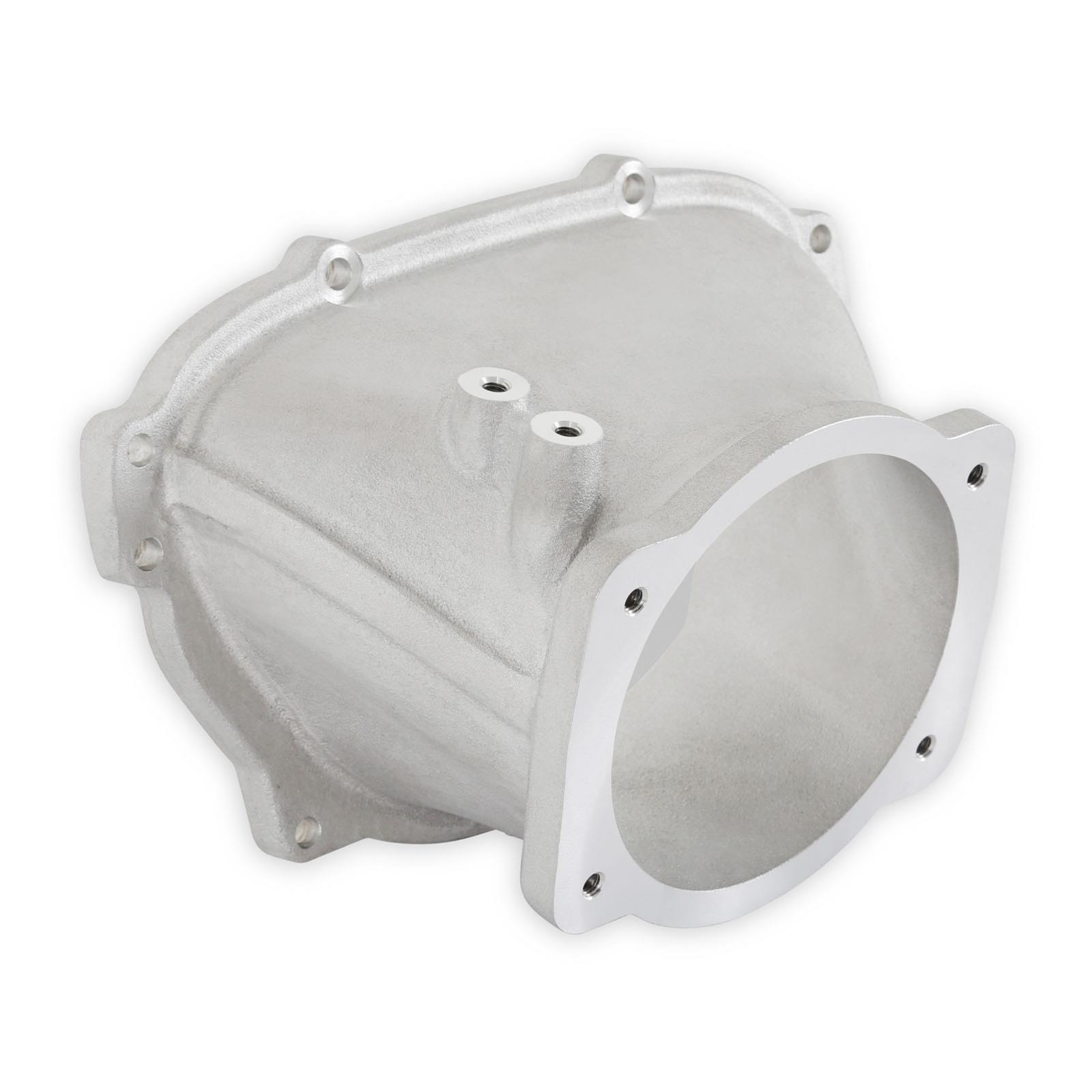 Holley EFI Throttle Body Adapters 300-714 Adapter, Replacement, 105mm Adapter, Front-Feed, EFI, LT1, Gen V, Ultra Lo-Ram Intake, Satin Finish, Each thumbnail 2