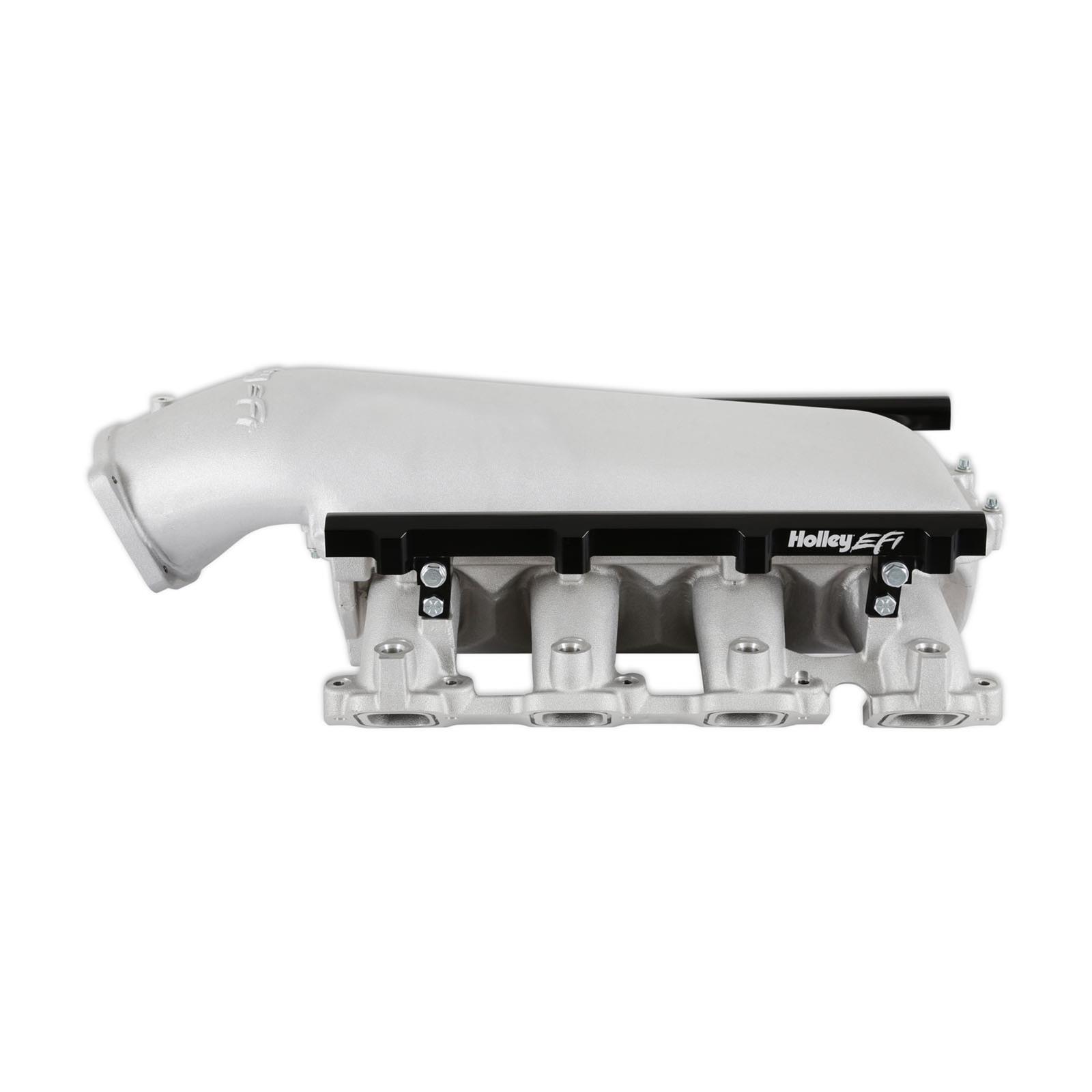 Holley EFI LT1 Gen V Lo-Ram Intake Manifolds 300-718 Manifolds, EFI, LT1, V, Lo-Ram, Multi-port Injection, 105mm Bore, Standard Deck, Aluminum, Satin Finish, Chevy, 5.3L, 6.2L, Each thumbnail 9