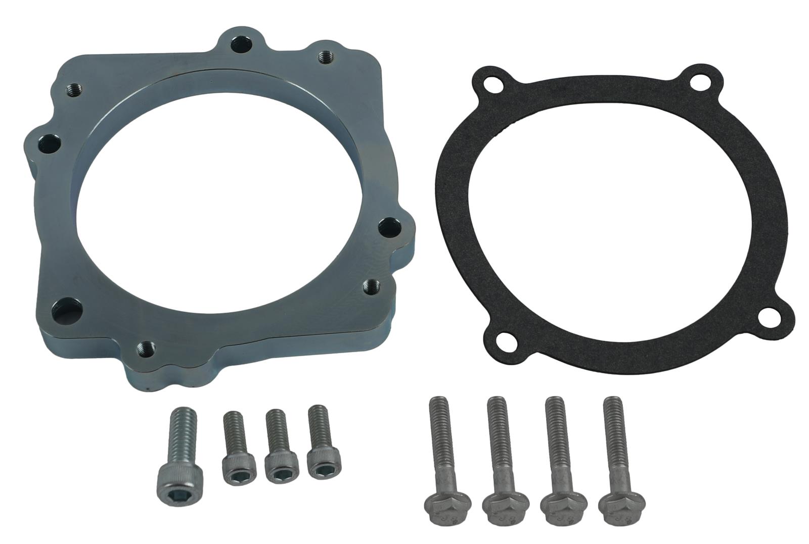 Holley EFI Throttle Body Adapters 300-903 Adapter, EFI, Steel, 92mm Bore, Zinc Plated, for Godzilla Low-Profile Intake Manifolds, Ford, 7.3L, Each
