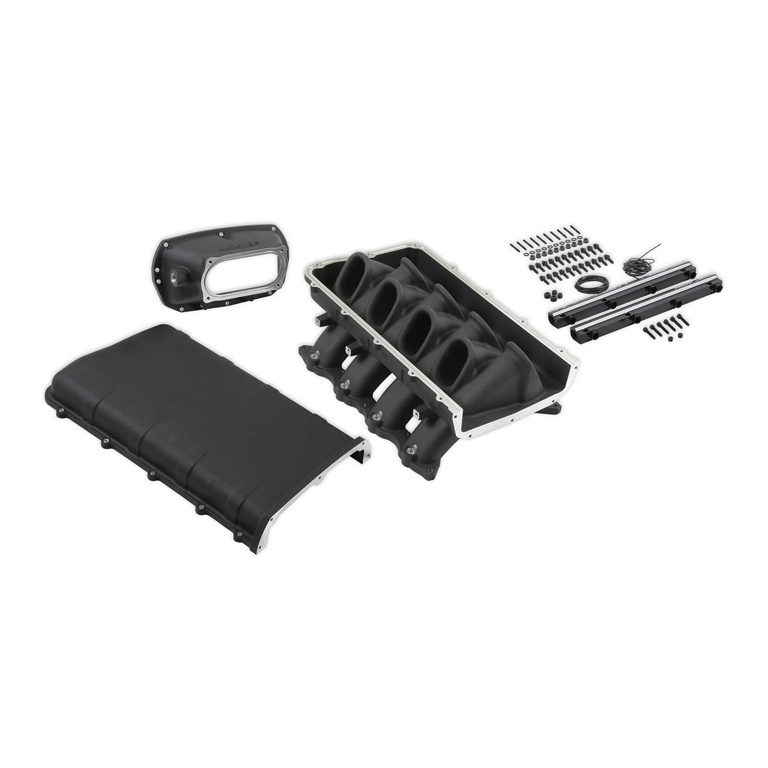 Holley 300-911BK Holley EFI Coyote Ultra Lo-Ram Intake Manifolds