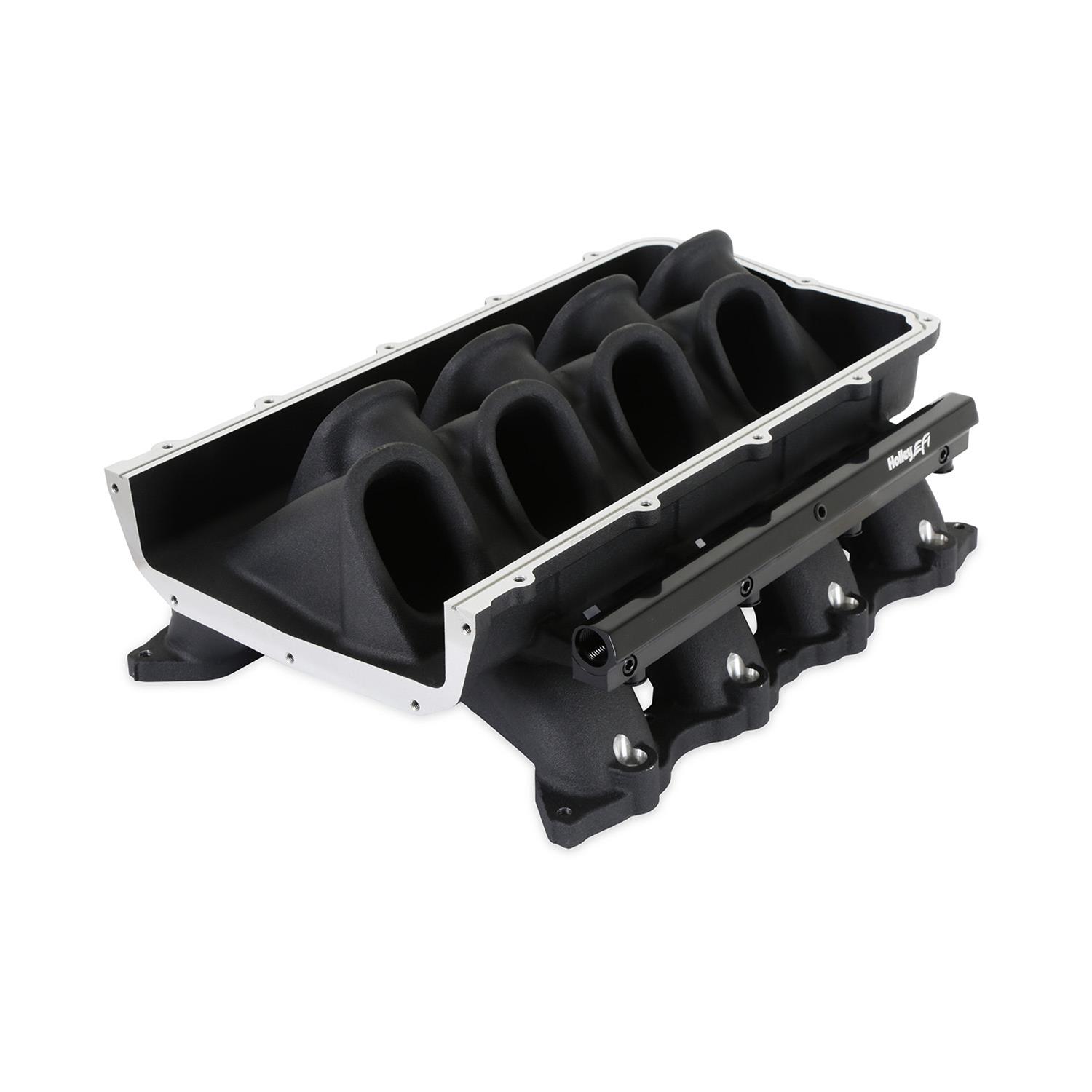 Holley 300921BK Holley EFI Coyote Ultra LoRam Intake Manifolds Summit Racing