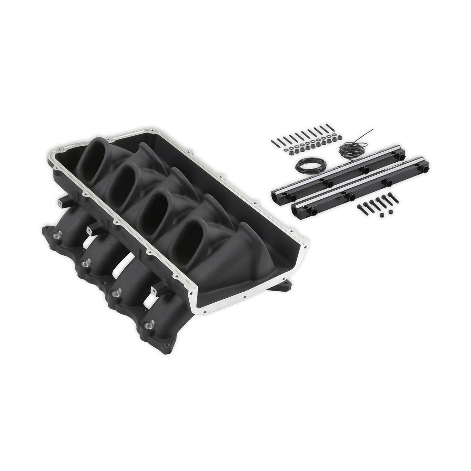 Holley 300921BK Holley EFI Coyote Ultra LoRam Intake Manifolds
